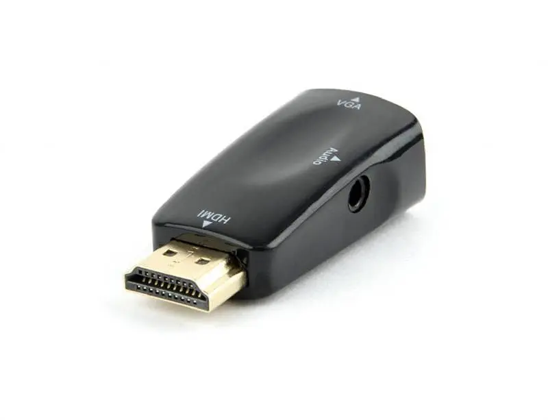 Адаптер Cablexpert HDMI-VGA/3.5 мм, чорний (AB-HDMI-VGA-02) - фото 2