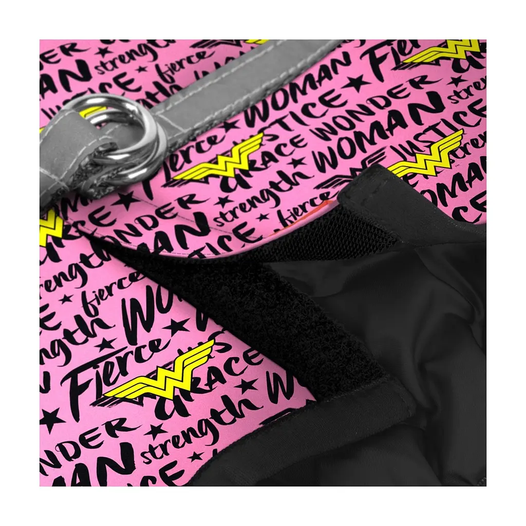 Шлея для собак WAUDOG Clothes з QR паспортом "Диво-жінка в рожевому" XS3 (1003-4010) - фото 3