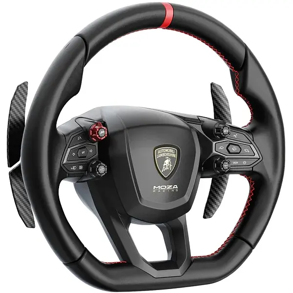 Кермо MOZA Racing Lamborghini Revuelto for PC, 34см, 26кн., RGB - фото 2