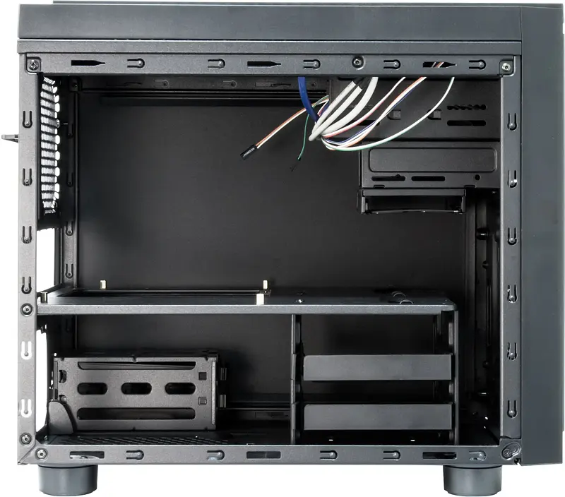 Корпус Chieftec GAMING CUBE CI-01B-OP mATX, без БЖ, Black - фото 3