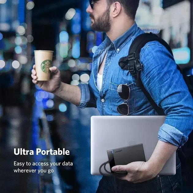 Зовнішній корпус Ugreen 2.5 "USB 3.0 SATA HDD SSD кишеню для жорсткого диска (30847) - фото 9
