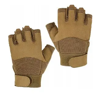 Рукавиці тактичні без пальців Mil-Tec Fingerless Gloves 12538519 Coyote - розмір XL