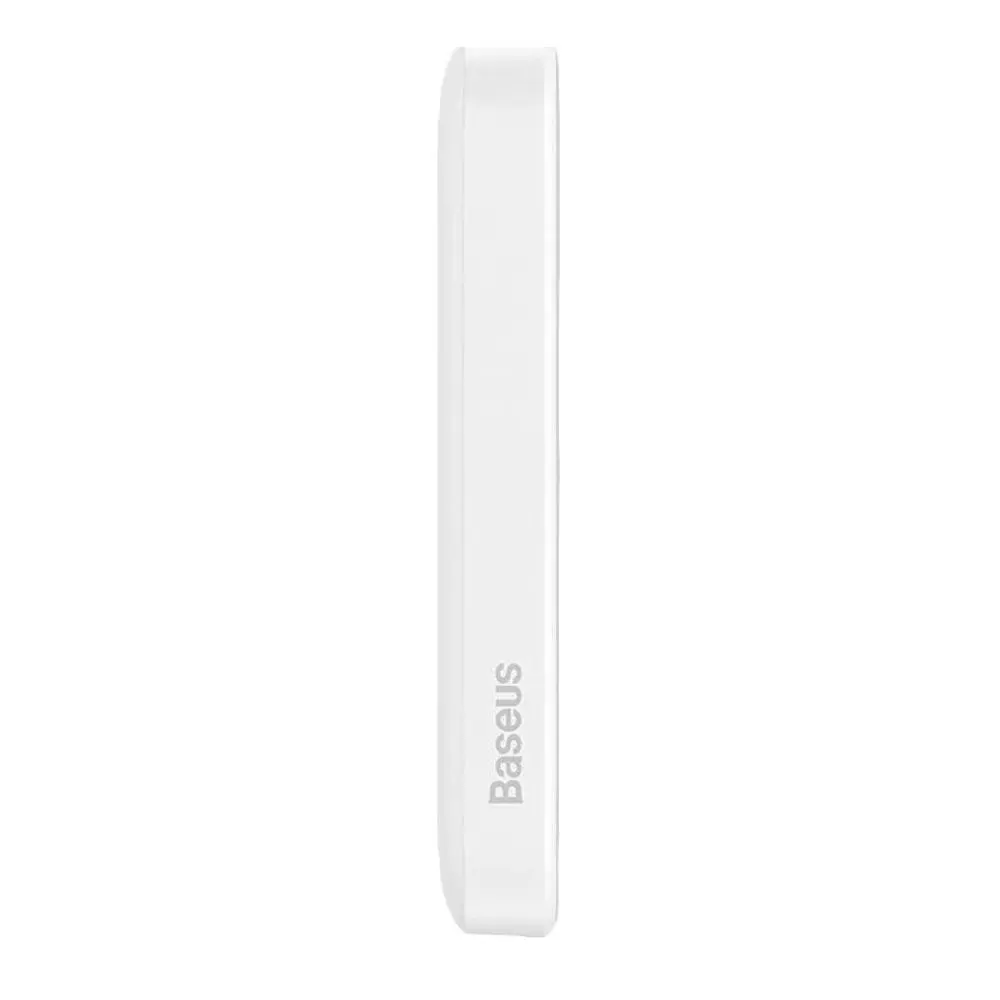 Зовнішній акумулятор Baseus Magnetic Mini Air Wireless Fast Charge Power Bank 6000mAh 20W Stellar White（With Simple Series Charging Cable Type-C to (P10059002223-00) - фото 8