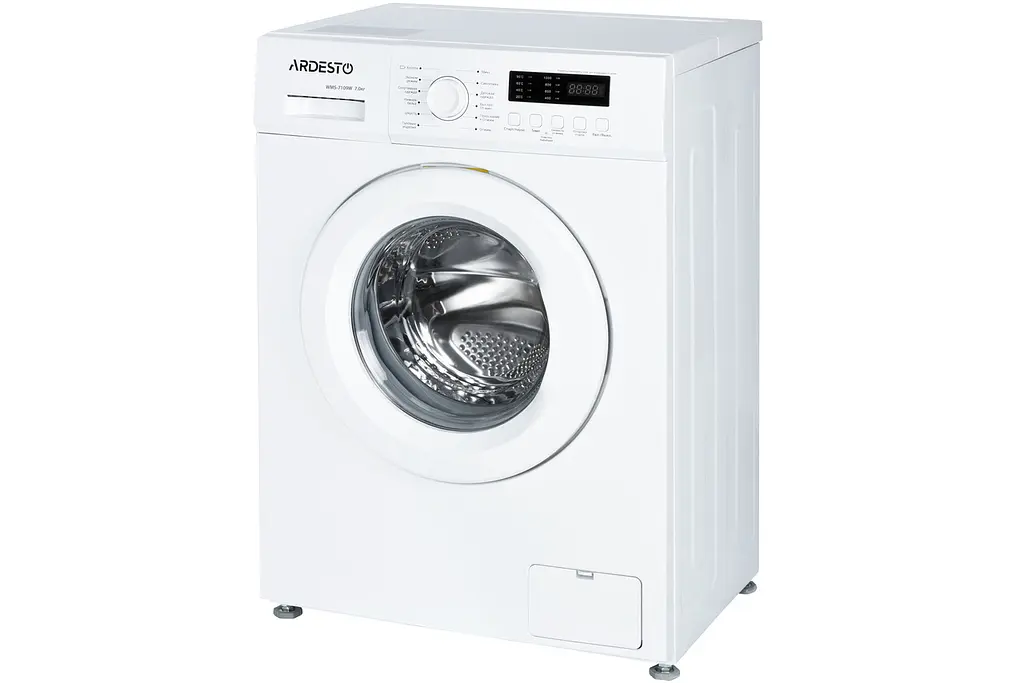 Пральна машина Ardesto з фронтальним завантаженням WMS-7109W, 7кг, 1000, A++, 48см, Дисплей, Білий (WMS-7109W) - фото 2
