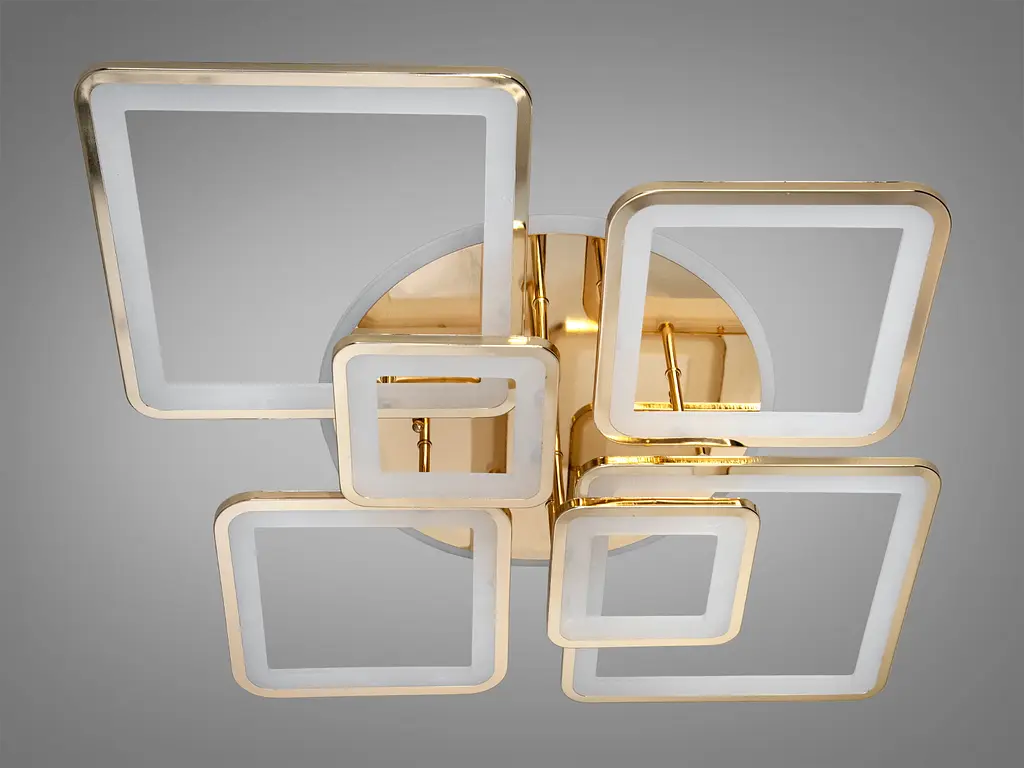 LED люстра на пульте с димером и разноцветной подсветкой, 150W - фото 3