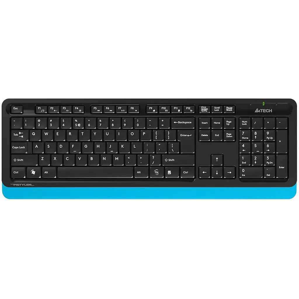 Комплект (клавіатура + миша) A4Tech Fstyler FG1010 Black/Blue [114623] - фото 5
