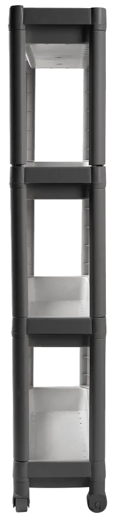 Етажерка 4-х ярусна 6014 Long Shelf GREY 54х18х91 см VIOLET HOUSE meb0000376 - фото 2