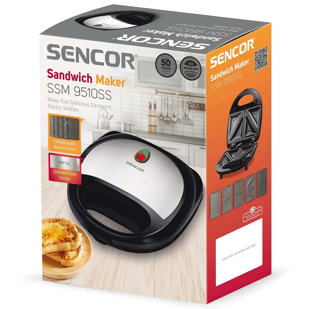 Бутербродница Sencor (SSM9510SS) - фото 15