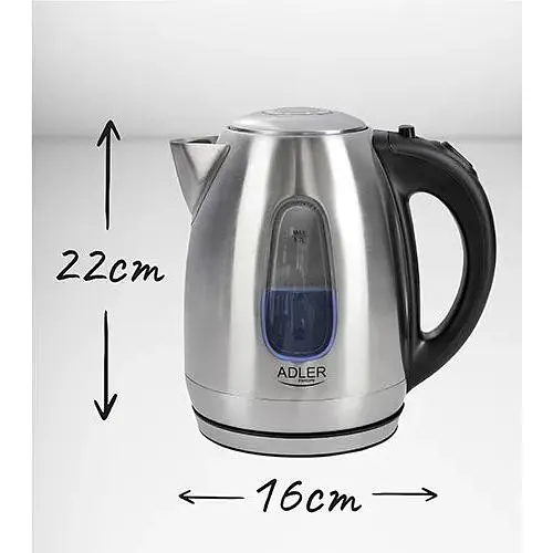 Электрический чайник Adler AD 1223 LED-подсветка 1.7 л - фото 5