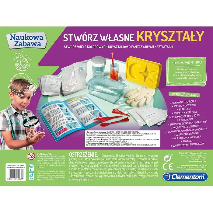 Научный набор для выращивания кристаллов - Clementonі 50069 - фото 3
