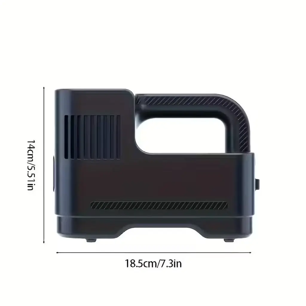 Портативный компрессор Yaoen 217 Digital 150PSI (YPSCD7515B 5385) Черный - фото 10