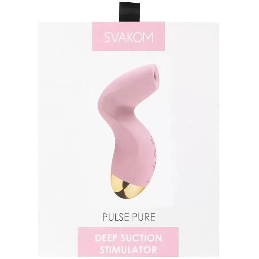 Вакуумний кліторальний стимулятор Svakom Pulse Pure Рожевий - фото 8
