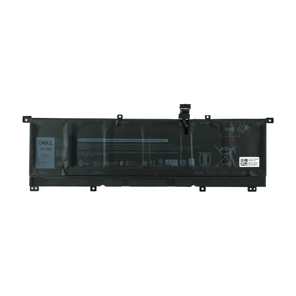 Акумулятор до ноутбука Dell XPS 15-9575 8N0T7, 75Wh (6254mAh), 6cell, 11.4V, Li-ion (A47604)