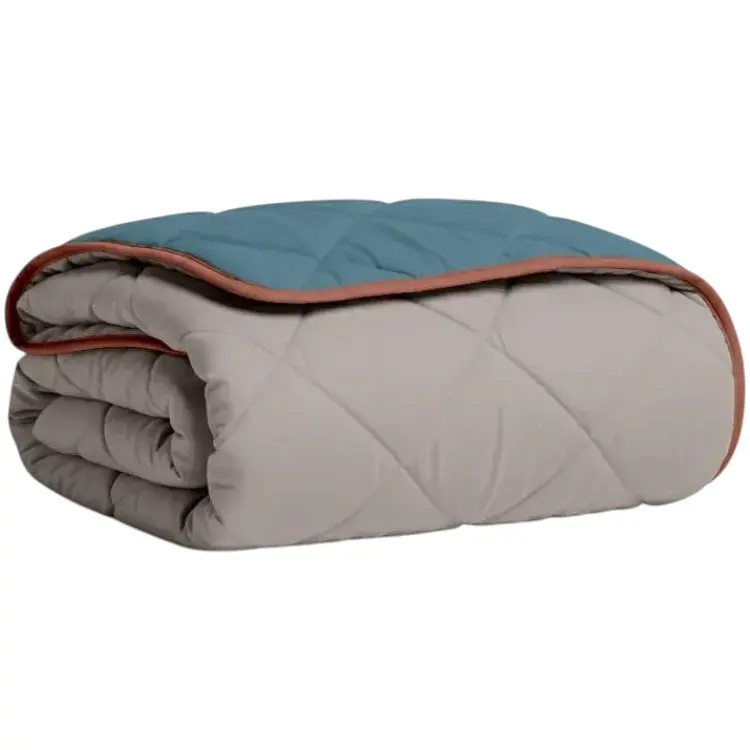 Покривало Cosas TAUPE STONE CS7 200х220 см стьобане двостороннє на ліжко та диван (Blanket_84Quartz_68Sky_kt_101Brick_200x220)