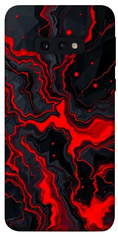 TPU чохол Demsky Black red marble для Samsung Galaxy S10e