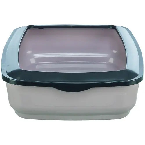 Туалет Trixie Mio для котят с бортами пластиковый прозрачный 38 x 12 x 50 см - фото 6