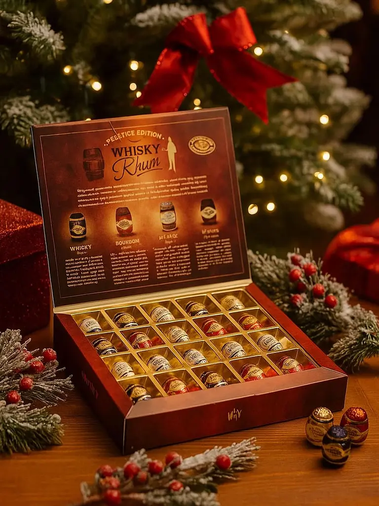 Шоколадні цукерки з алкоголем Abtey Edition Whisky & Rhum 200г - фото 3