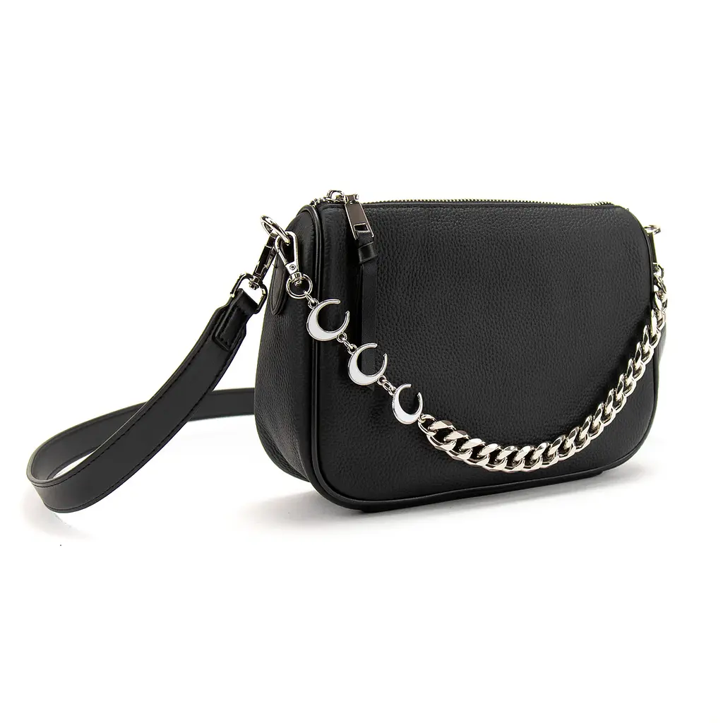 Елегантна шкіряна сумочка з ланцюжком Olivia Leather B24-W-99130A - фото 6