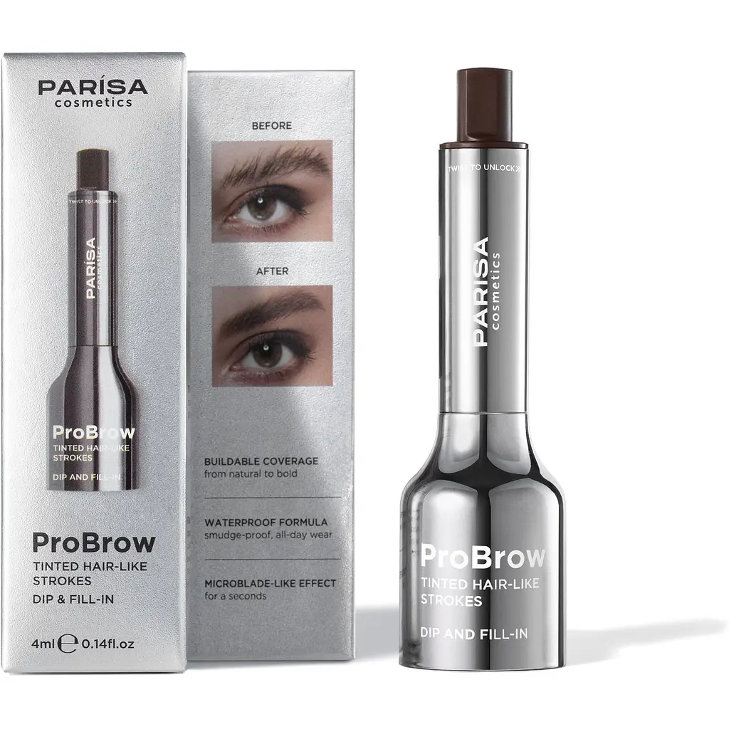Устойчивый тинт для бровей Parisa ProBrow Tint тон №602 Chocolate  - фото 7