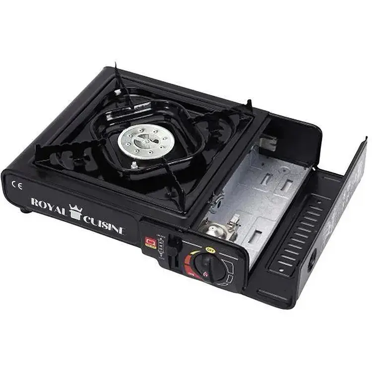 Плита газовая Royal Cuisine портативная под баллон в пластиковом кейсе 2300 Вт - фото 4
