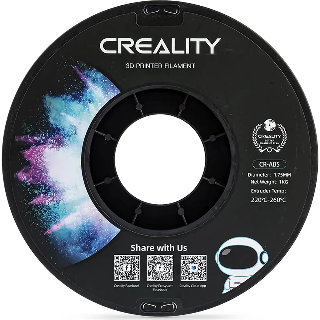 Пластик для 3D-принтера Creality ABS 1кг, 1.75мм, black (3301020035) - фото 3