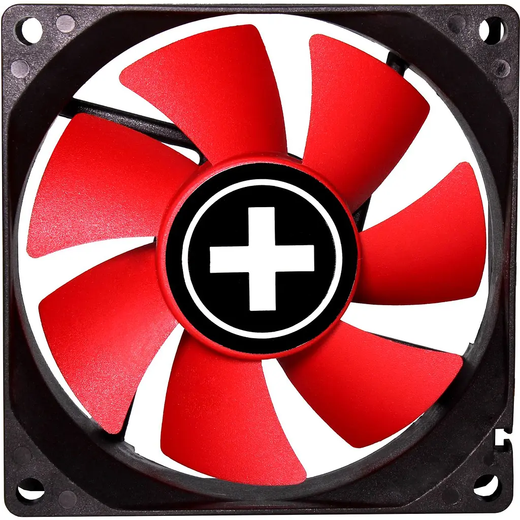 Вентилятор для корпуса 80mm Xilence Performance C XPF80.R.PWM Red/Black, Retail Box - фото 2