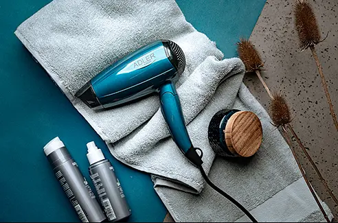 Фен для волос складная ручка сушилка Adler AD 2263 1800W - фото 7