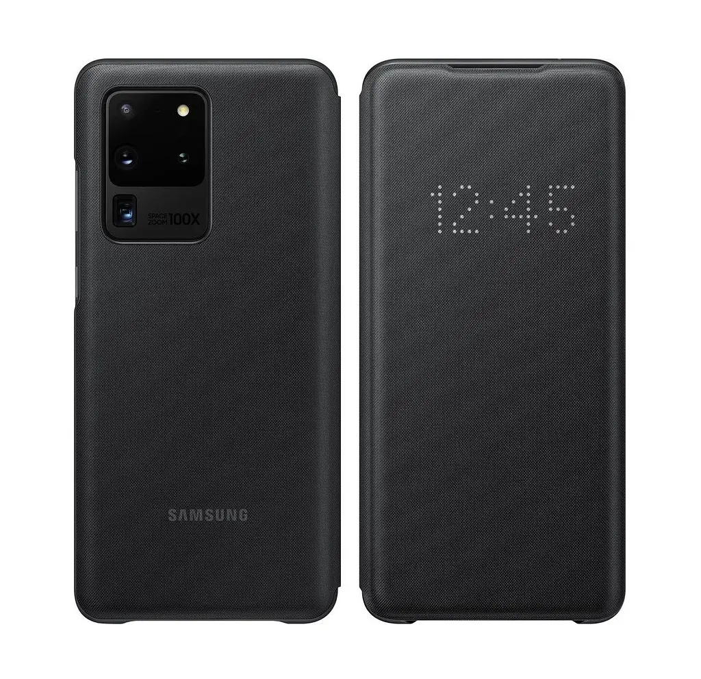 Чохол-книжка Official LED View Wallet Cover EF-NG988PBEGRU для Samsung Galaxy S20 Ultra (6.9") Чорний - фото 5
