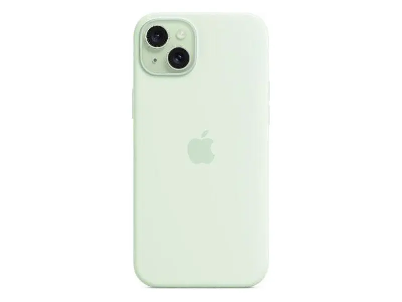 Чохол для смартфона Apple iPhone 15 Plus Silicone Case with MagSafe - Soft Mint (MWNG3) - фото 5