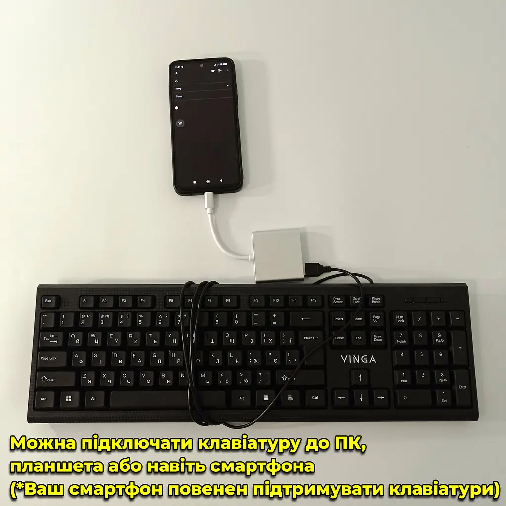 Переходник Type-C на HDMI + USB3.0. Адаптер для MacBook, ноутбук. (Питание 1 x Type-C, 1 x HDMI, 1 x USB) - фото 16