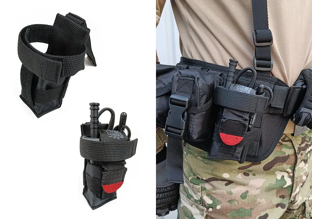 Підсумок під турникет чорний (MOLLE, CAT, підсумок на розгрузку, жилет, РПС) - фото 3