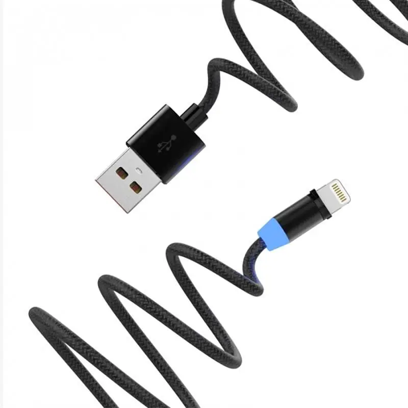 Кабель SkyDolphin S59L Magnetic USB - Lightning (M/M), 1 м, Black (USB-000440) - фото 2