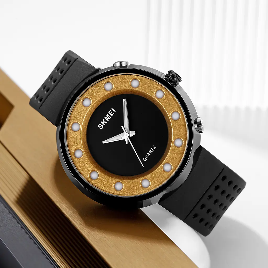 Наручний годинник чоловічий 2132GD Gold Skmei acs0030245 - фото 5