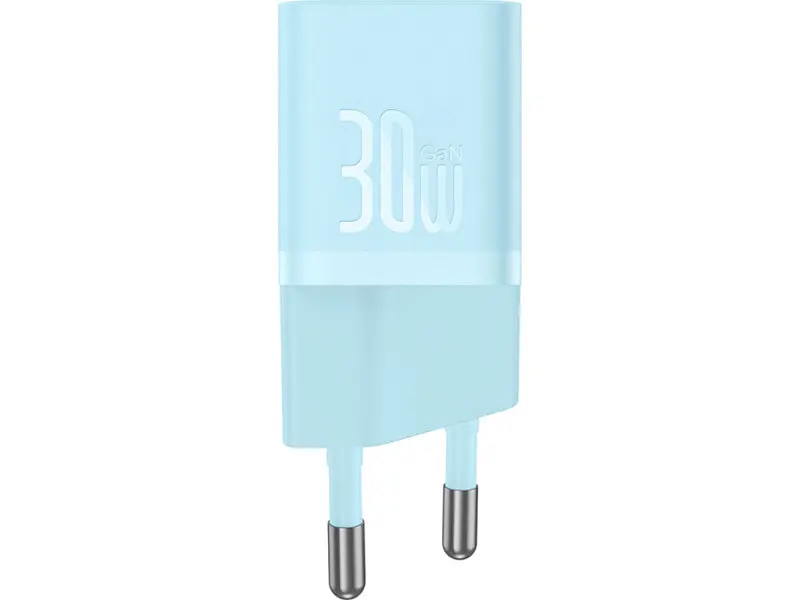 Мережевий зарядний пристрій BASEUS GaN5 Fast Charger (mini) 1C 30 W Blue (CCGN070603) - фото 3