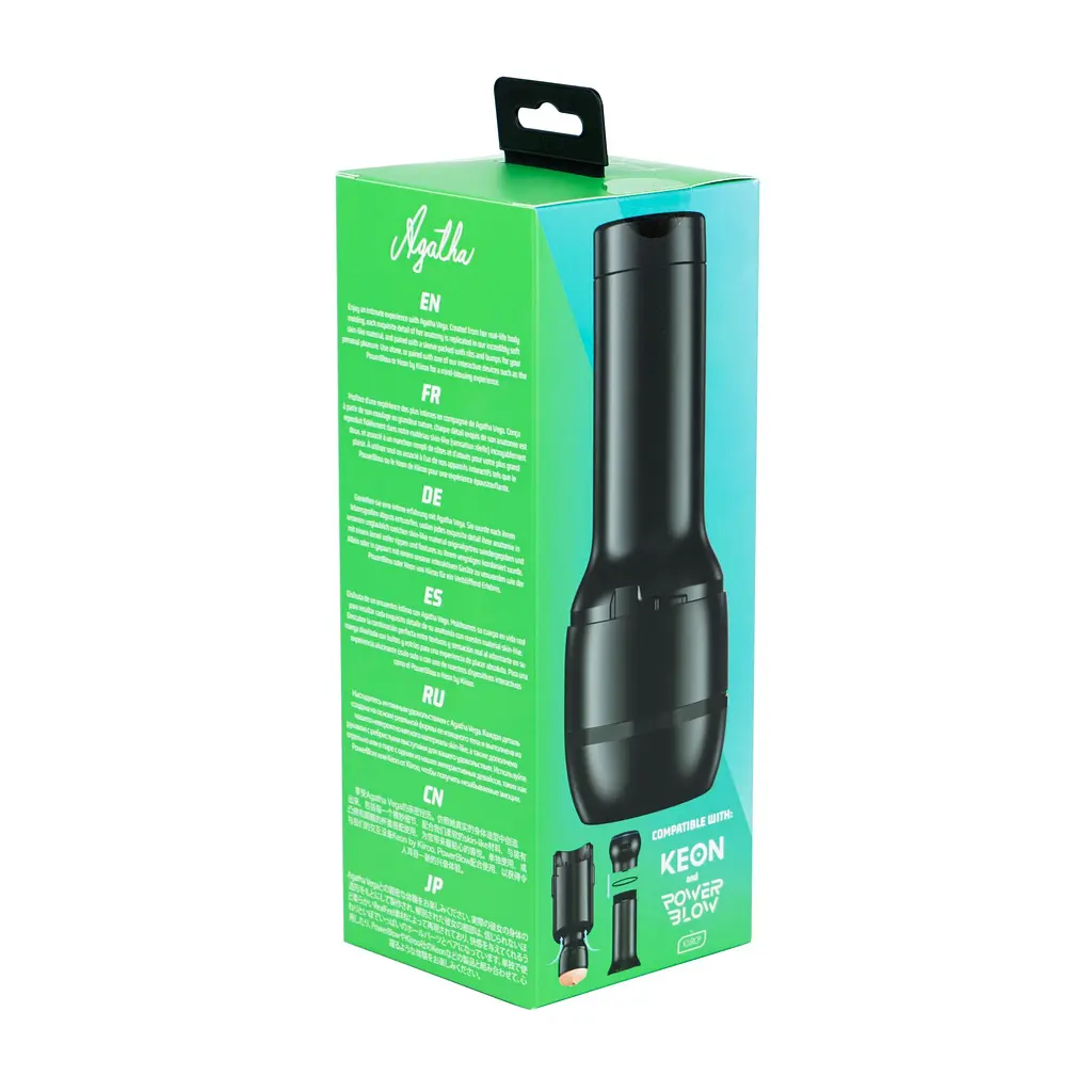 Мастурбатор Kiiroo Feel Agatha Vega PBC, сумісний із PowerBlow та Keon - фото 10