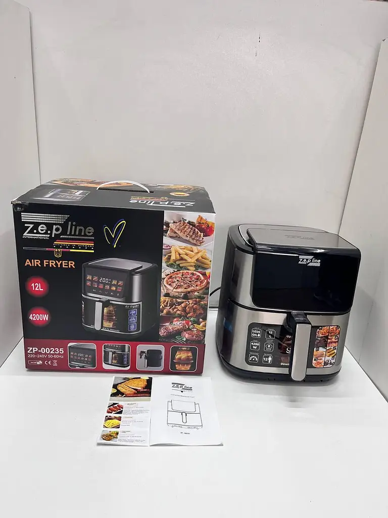 Фритюрниця Zepline ZP-00235 з двома ТЕНами, 12 програм, із силіконовою формою, 4200 Вт, 12 л - фото 5