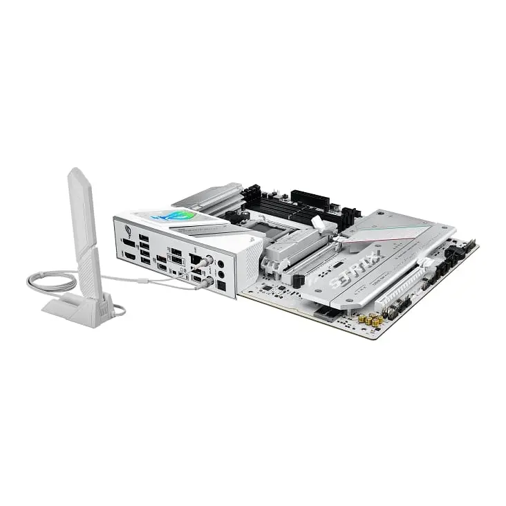 Материнcька плата ROG STRIX B850-A GAMING WIFI sAM5 B850 4xDDR5 M.2 HDMI DP Wi-Fi BT ATX білий Asus teh0019104 - фото 10