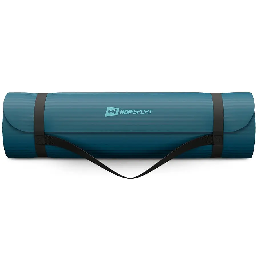 Коврик для йоги Hop-Sport HS-NB016GM NBR 1,5см темний морський - фото 8