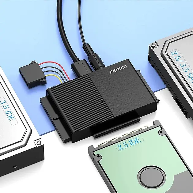 Адаптер - Перехідник USB 3.0-SATA-IDE FIDECO PL319 - фото 5