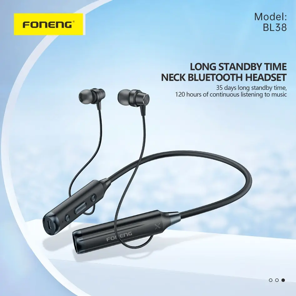 Bluetooth-гарнітура Foneng Neckband Sport (BL38) - фото 3