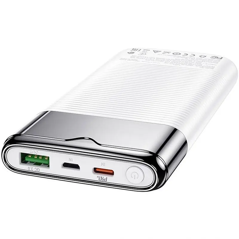 Додаткова батарея Hoco J63 Velocity PD+QC3.0 (10000mAh) White - фото 2