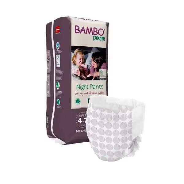 Нічні ЕКО підгузки-трусики для дівчаток Bambo Dreamy Night Pants (15-35 кг), 4-7 років. Bambo Nature (18874) - фото 7