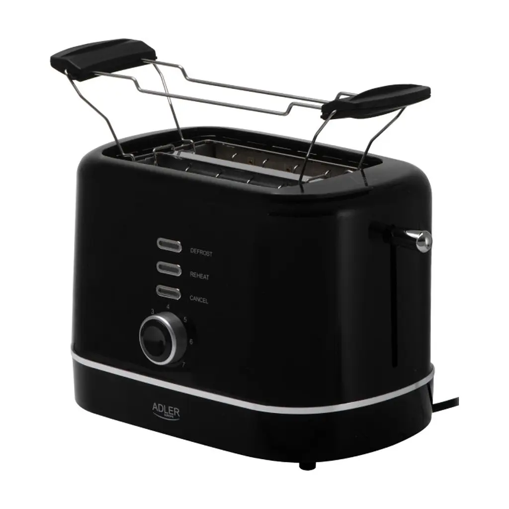 Тостер Adler AD 3224 black - фото 3