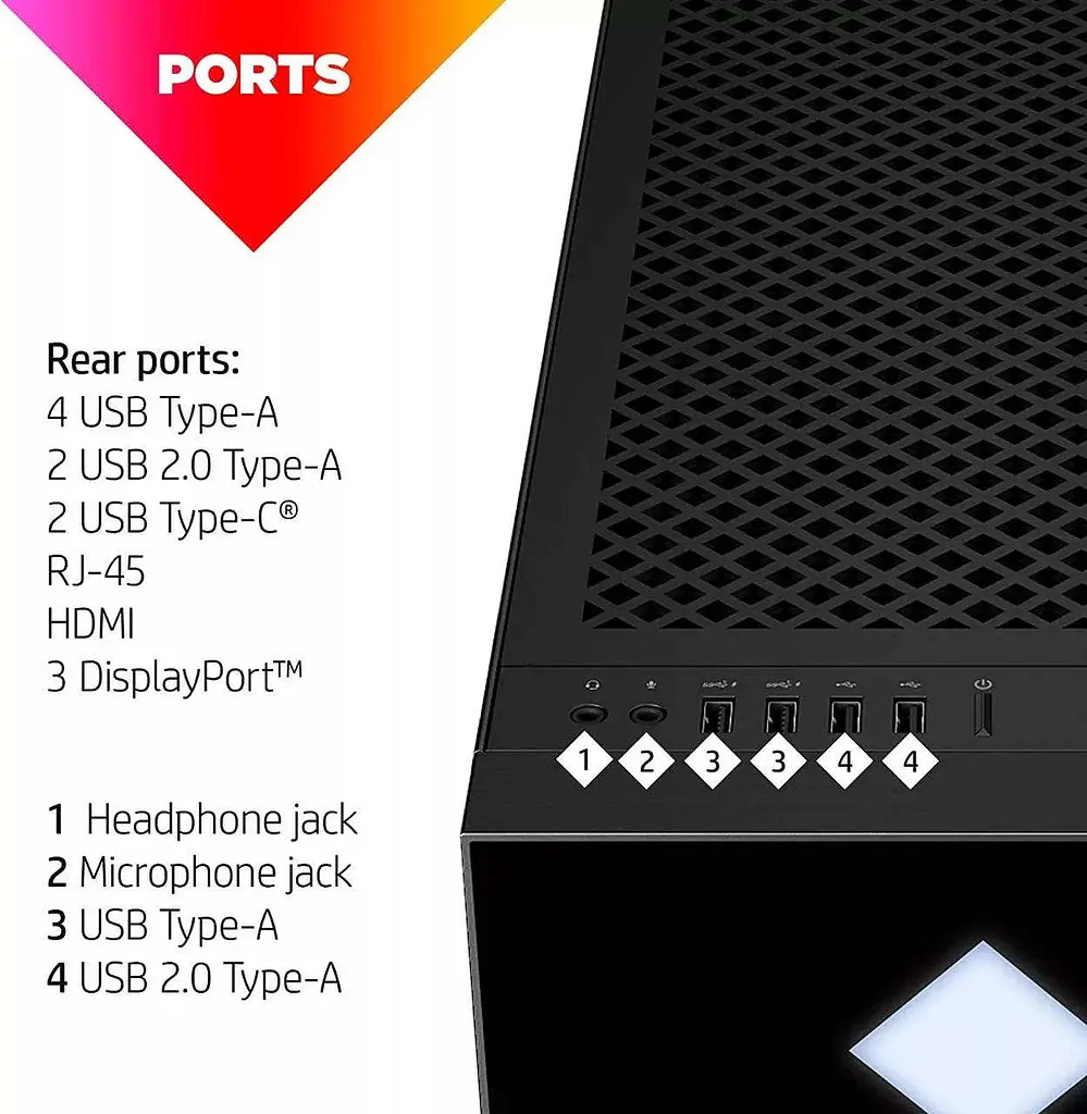 Десктоп HP OMEN 45L GT22-3481nc ( B63H6EA) - фото 5