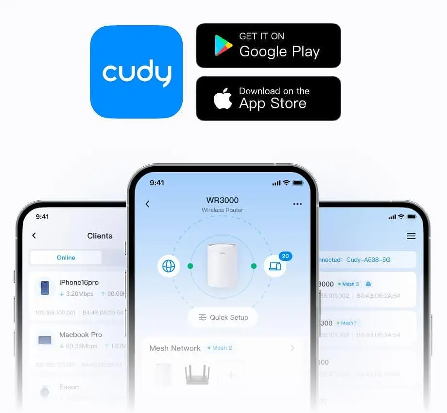 Точка доступу Cudy RE1500 AX1500 Wi-Fi 6 Mesh Repeater (RE1500) - фото 5