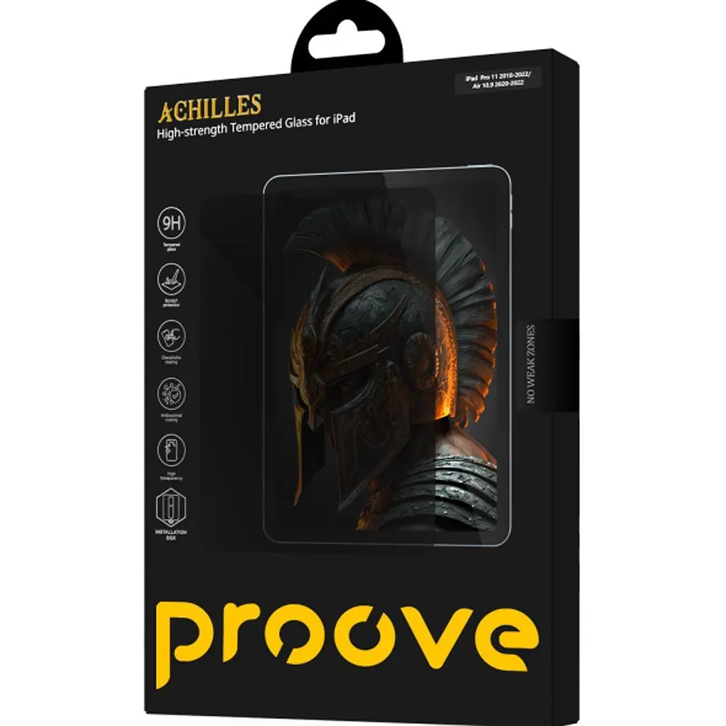 Захисне скло Proove Achilles Clear Glass with Installation Box для Apple iPad Pro 11` (2018-2022)/iPad Air (2020-2022) (PGPAIBIA1090) [135979] - фото 6