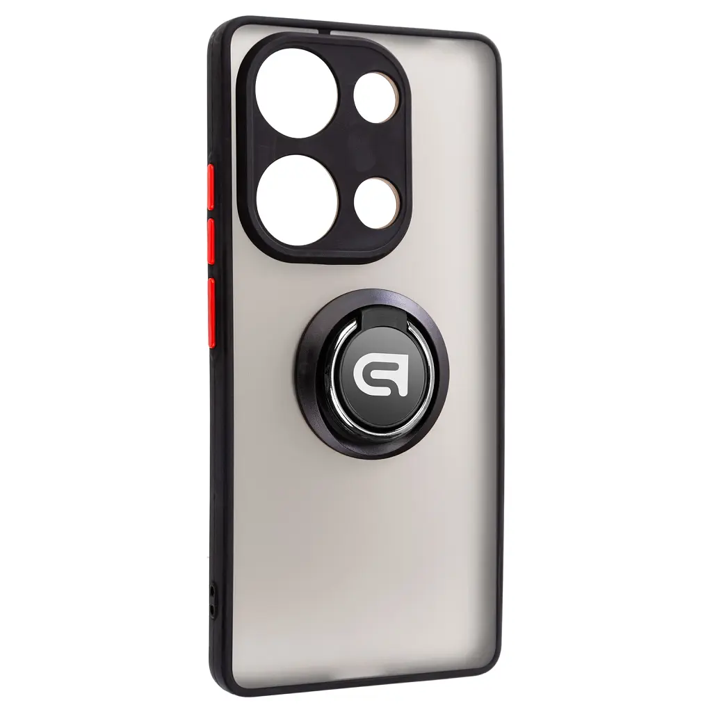 Чохол ArmorStandart Frosted Matte Ring для Xiaomi Redmi Note 13 Pro 4G Black