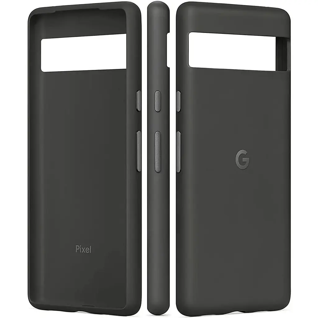 Оригинальный противоударный чехол Google Official Soft Shell Case для Pixel 7a (6.1") Charcoal (GA04318) - фото 6