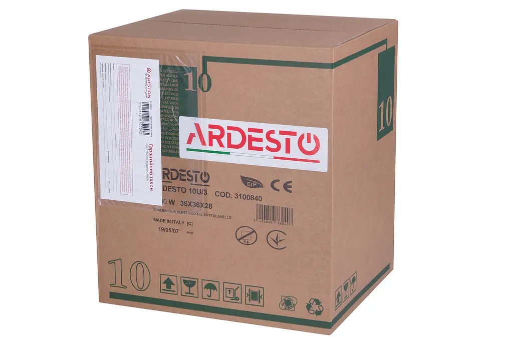 Водонагрівач електричний Ardesto EWH-10UMWMI 10 л 1200 Вт під мийкою B білий (3100840) - фото 10