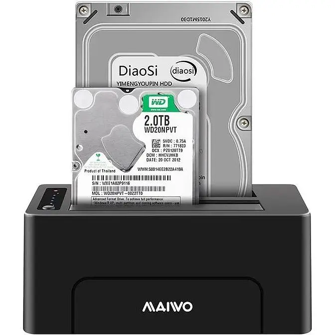 Док-станція Maiwo для HDD/SSD 2.5"/3.5" USB 3.0 (K3082) - фото 3
